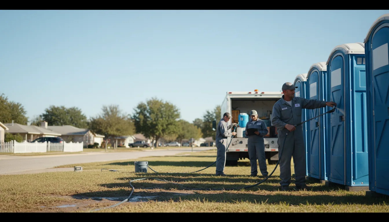 Long-Term Portable Toilet Rental in Kingston, GA near me